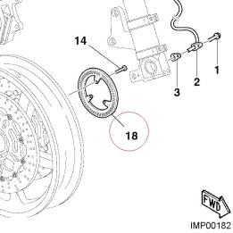 Front phonic wheel 16011101A