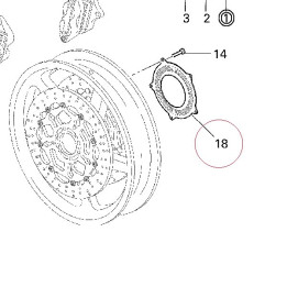 Front phonic wheel 16012471A
