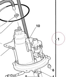 Fuel pump 16023621A