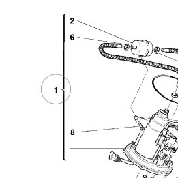 Fuel pump 16023641A