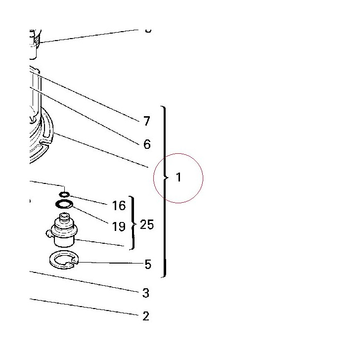 Flange, assembly 16090571A