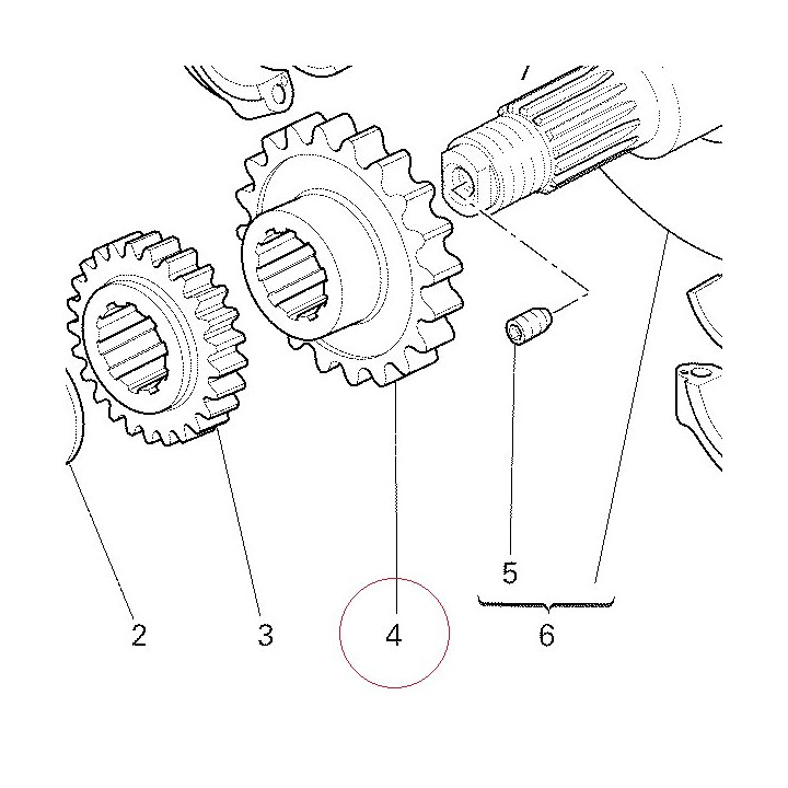 Engine sprocket 17011051A