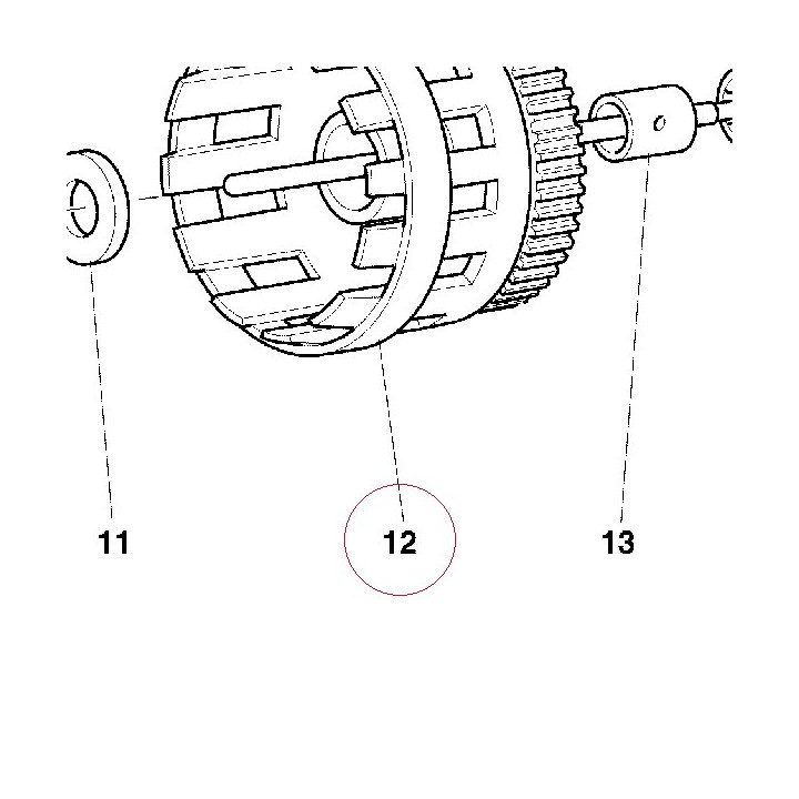 Clutch housing assembly T33/61 17020211B