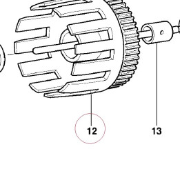 Primary driven gear complete 17020312A