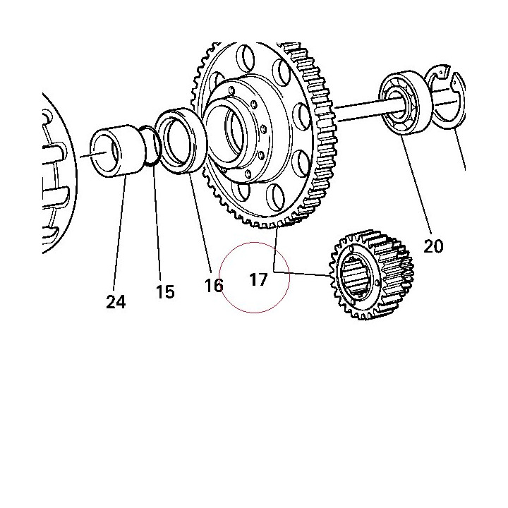 Clutch housing 17021101A