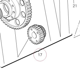 Primary drive gears set 170Z0031A