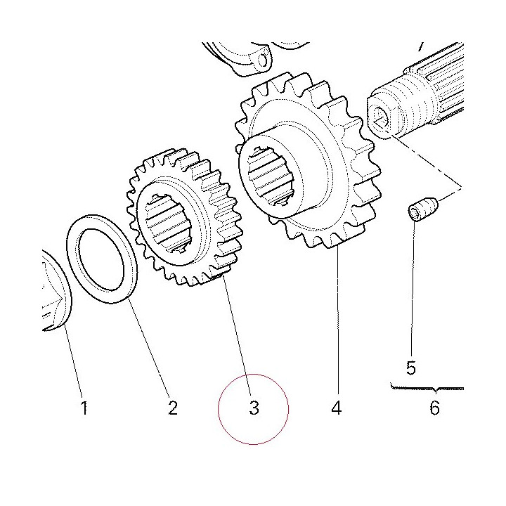Gear T24 17111001A