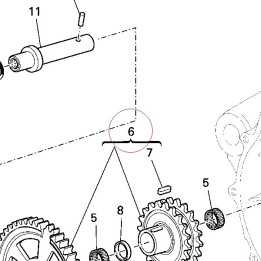 Gear triple 17111012A