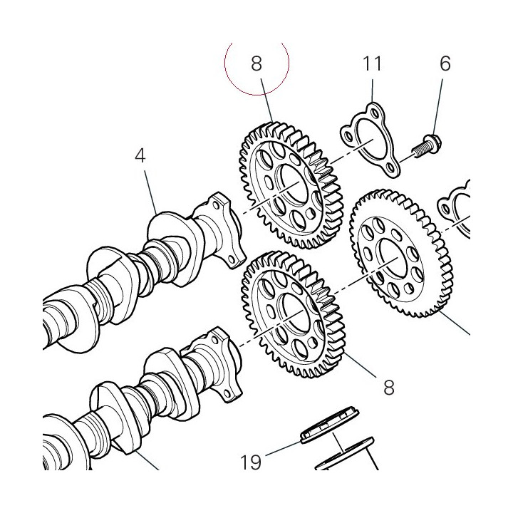 Gear T39 17112221B