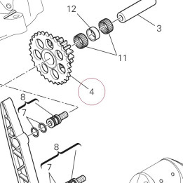 Gear Z=15 30 17112311A