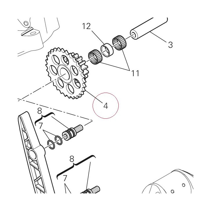 Gear Z=15 30 17112311A