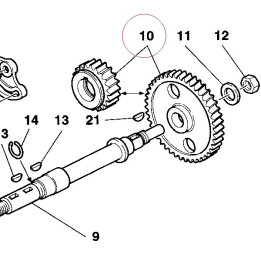 Timing gears 17120191B