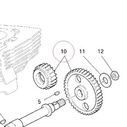 Timing gears set 17120202B