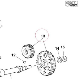 Timing gears set 17120621A