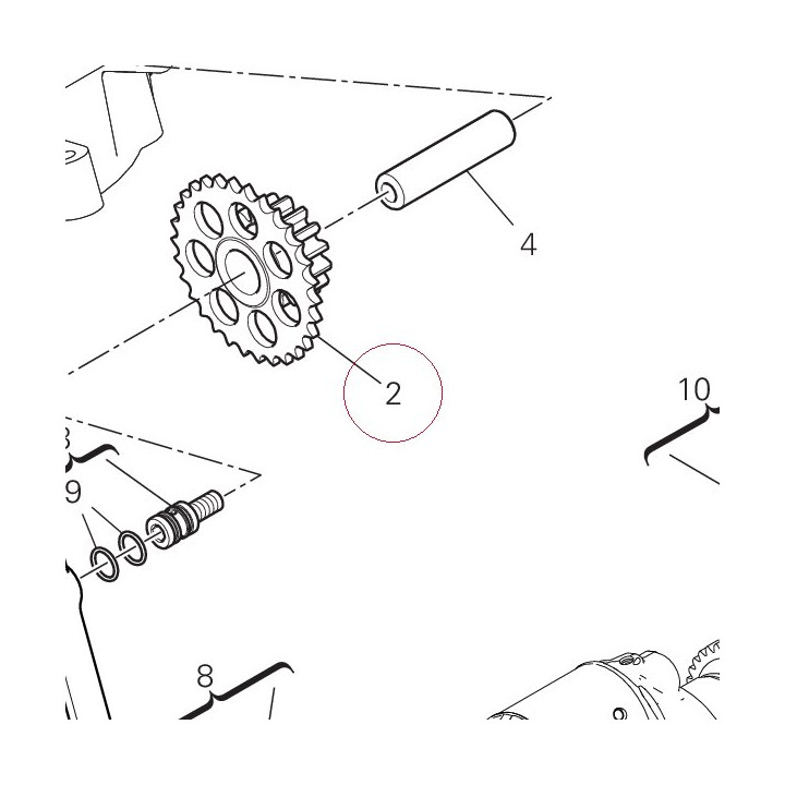 Timing gears 17121161A