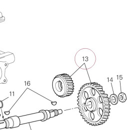Timing gears set 17122351A
