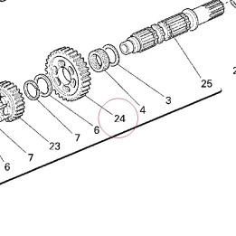 Driven gear 2ND sp. 17212192C