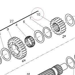 Gear, 2ND drive, NT:17 17212971A