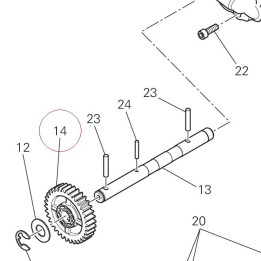 Pump gear 17410483A