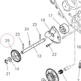 Gear, pump driven 17410611B
