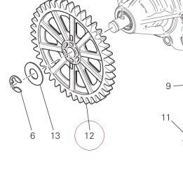 Pump gear 17410641A