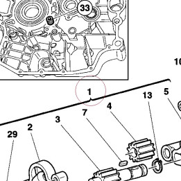 Oil pump assembly 17420151A