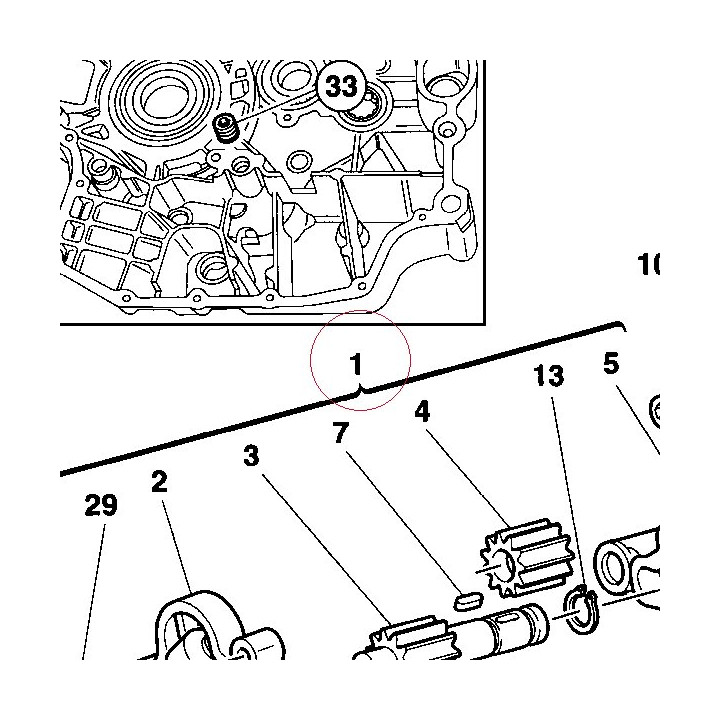 Oil pump assembly 17420151A