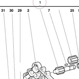 Oil pump assembly 17420251A
