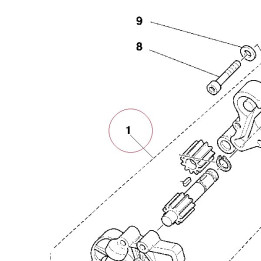 Oil pump assembly 17420262A