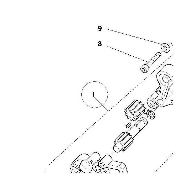 Oil pump assembly 17420262A