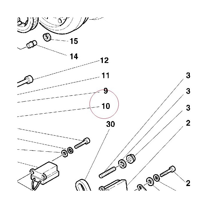 Idle gear 17610021A