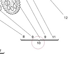 Idle gear 17610091A
