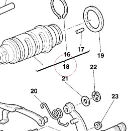 Cam, gear shift 18220181A