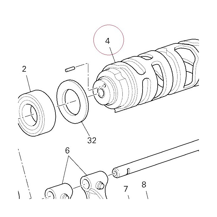 Cam, gear shift 18220201E