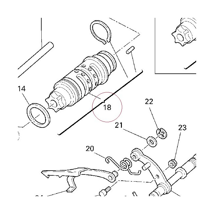 Cam, gear shift 18220262A
