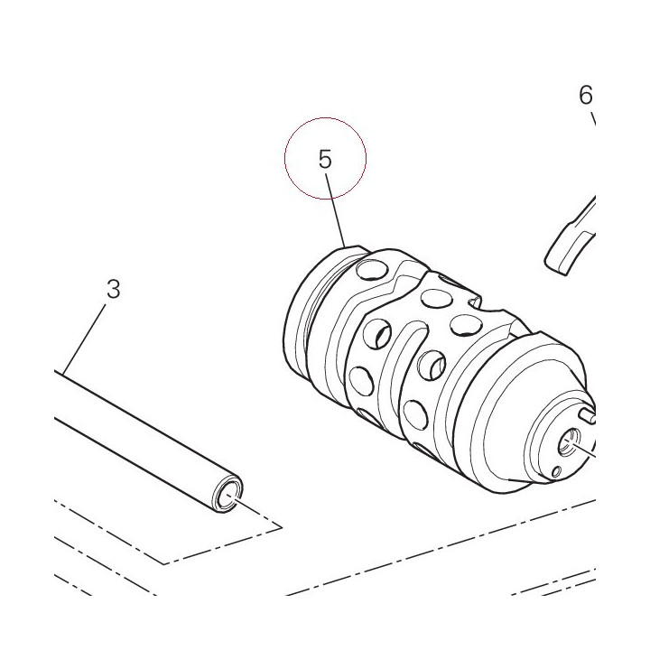 Complete gearbox drum 18220353C