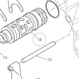 Complete gearbox drum 18220521A