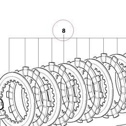 Clutch disc set 19020042A