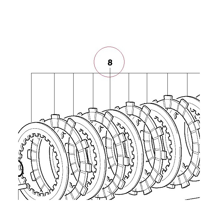 Clutch disc set 19020042A