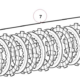 Clutch disc set 19020092B