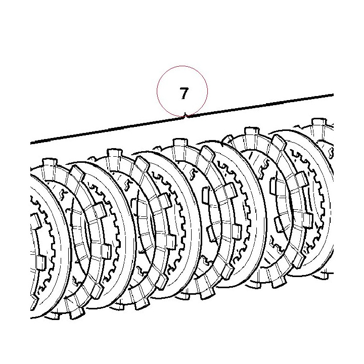 Clutch disc set 19020092B