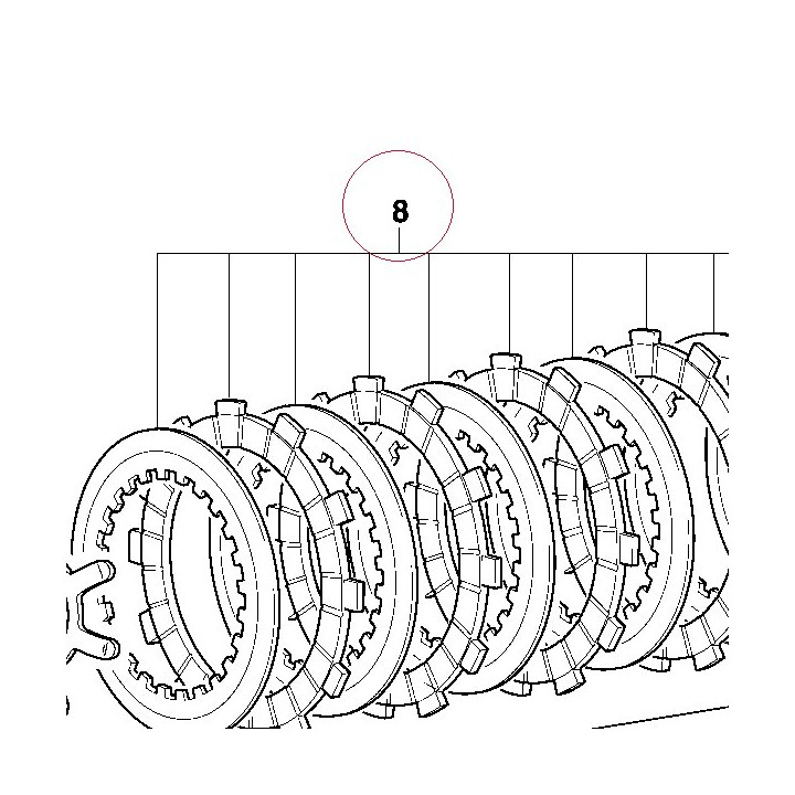 Clutch disc set 19020101A