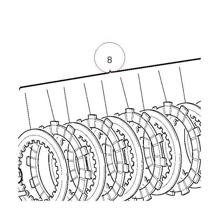 Clutch disc set 19020111A