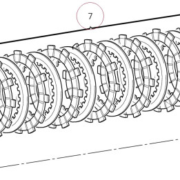 Clutch disc set 19020161A