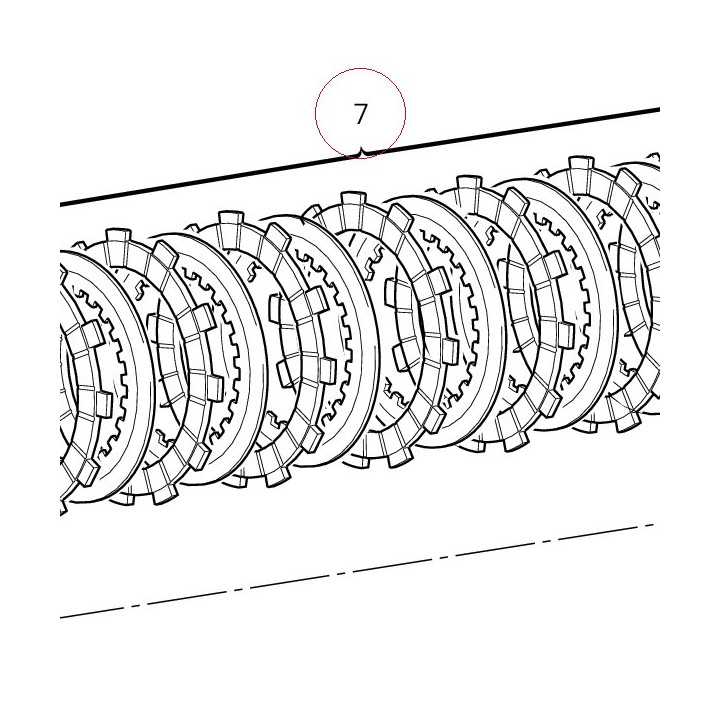 Clutch disc set 19020161A