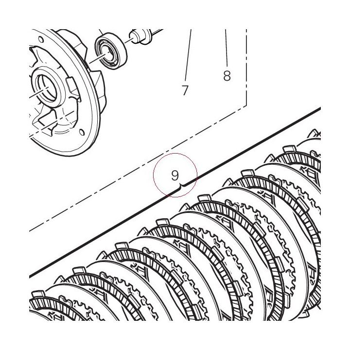 Clutch disc set 19020232A