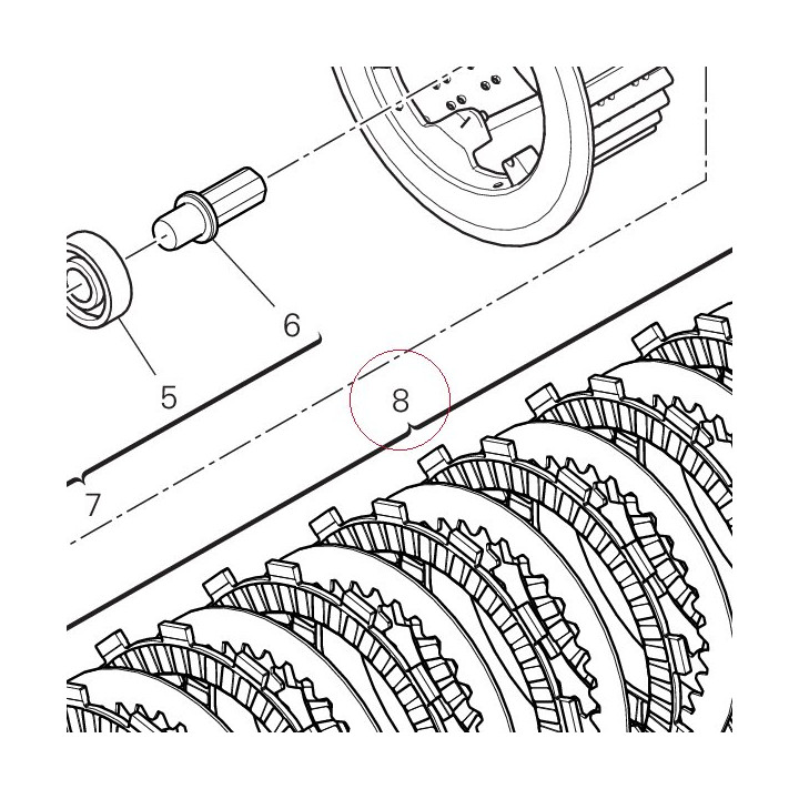 Clutch disc set 19020312A