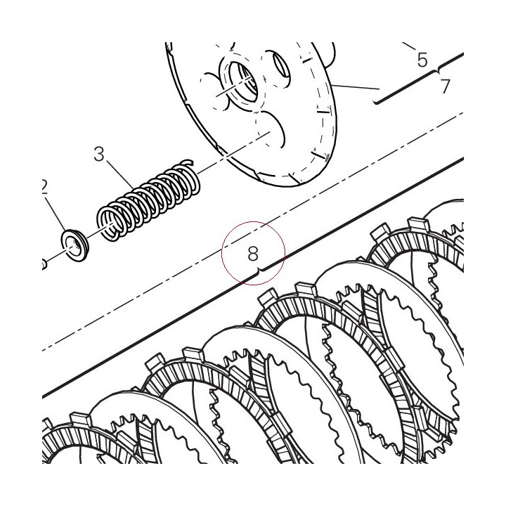 Clutch disc set 19020371A