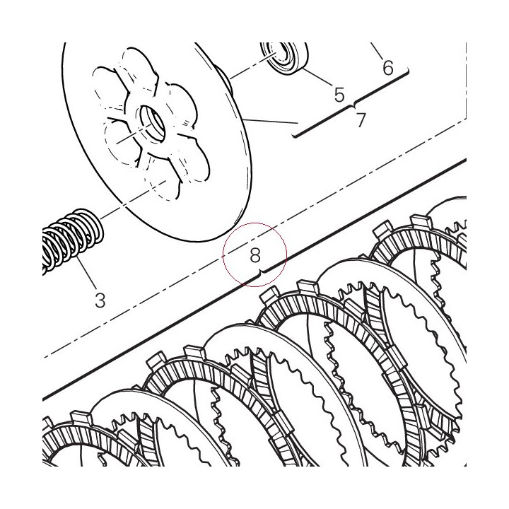 Clutch disc set 19020422A