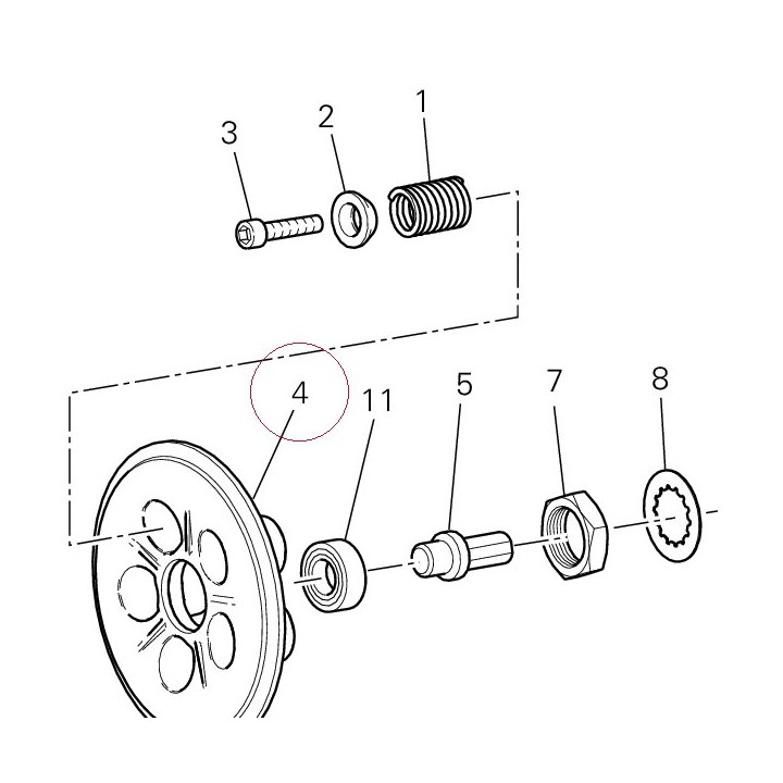 Disk, clutch pressure 19410611A